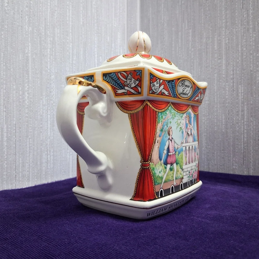 Sadler England Romeo And Juliet Porcelain Tea Pot